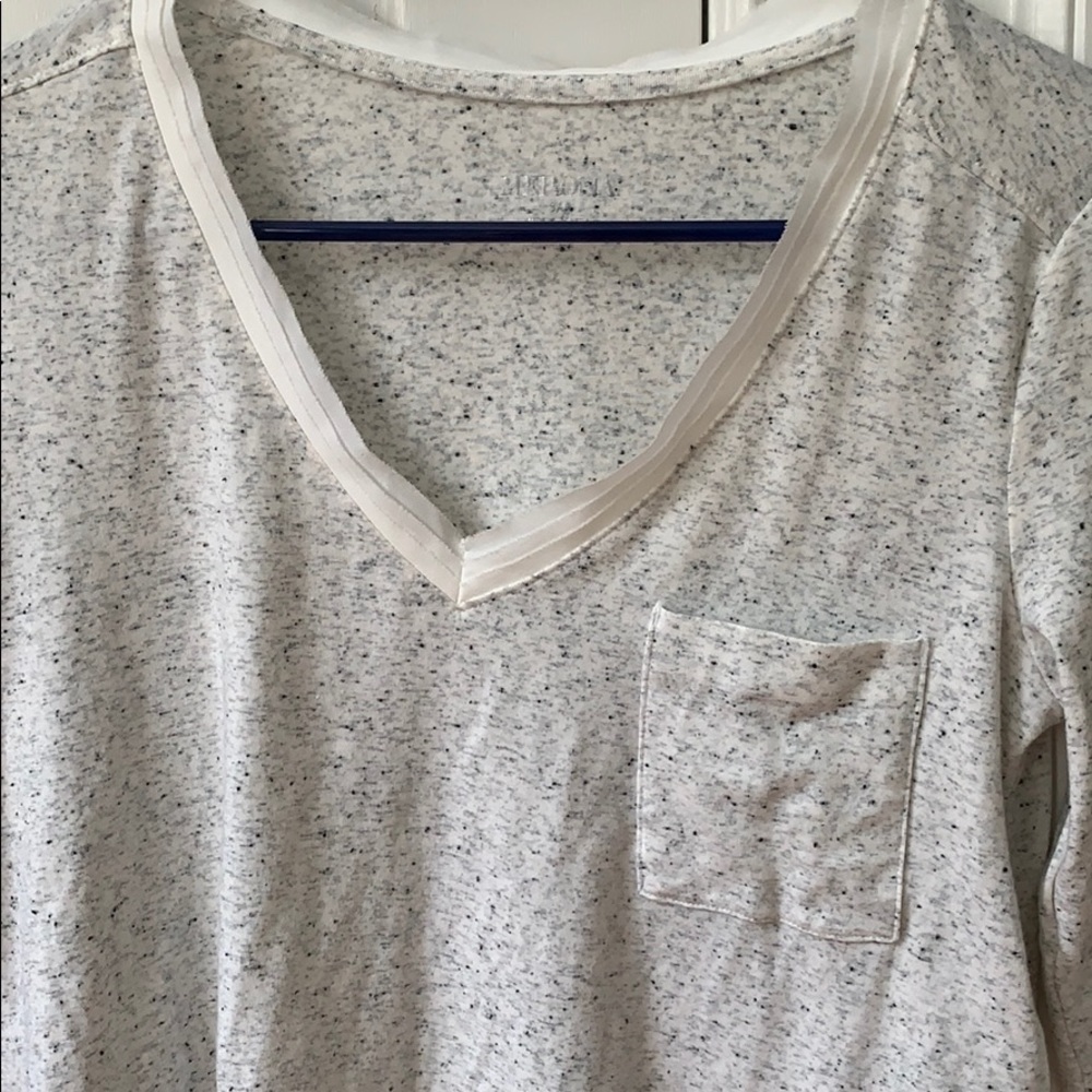 Merona Long Sleeve V-Neck Shirt - Picture 2 of 4